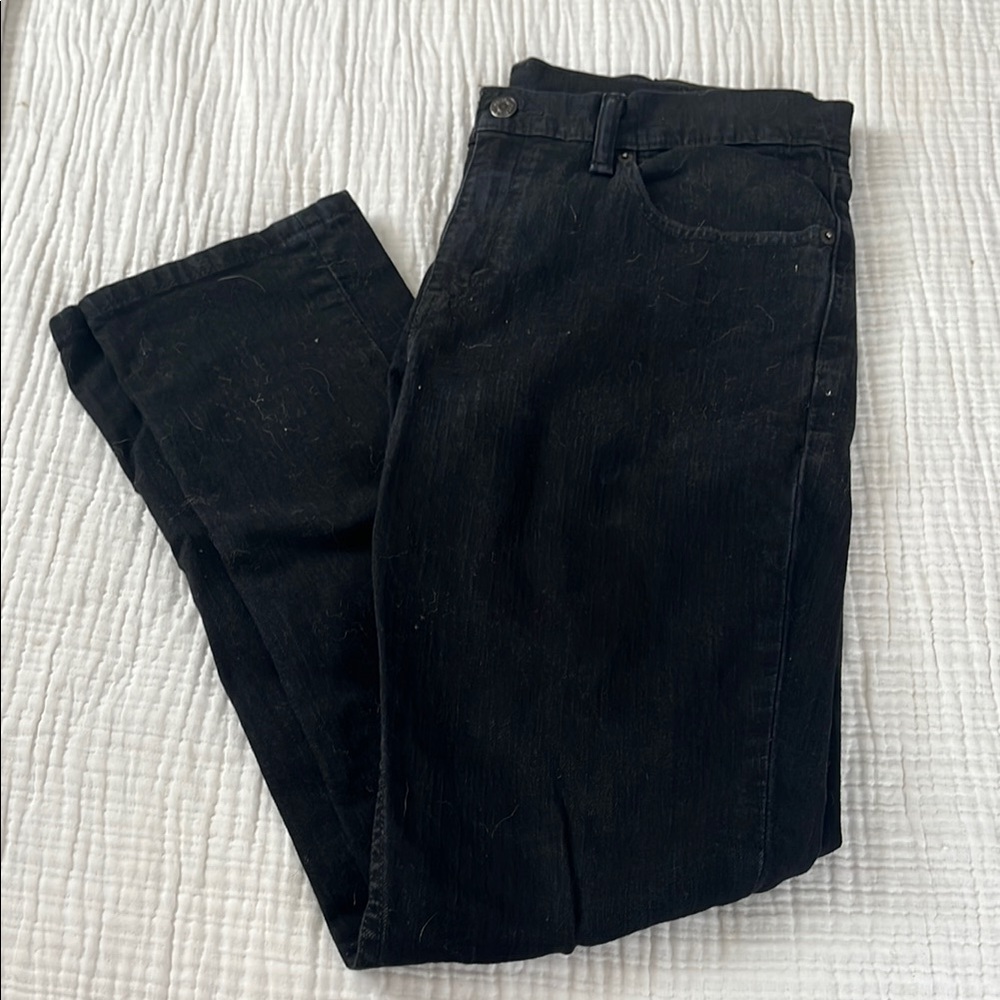 Levi's Black Straight Jeans